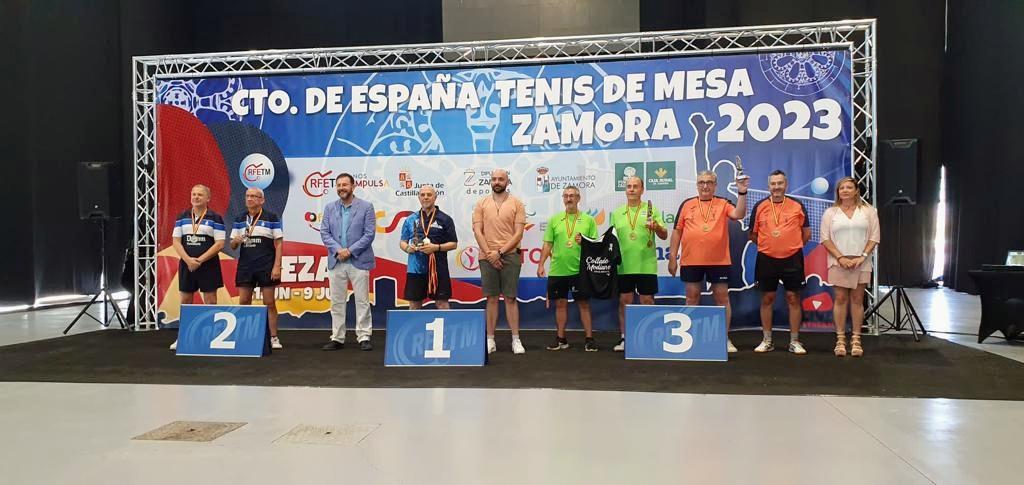 Subcampions d'Espanya per equips +60 masculins 2023